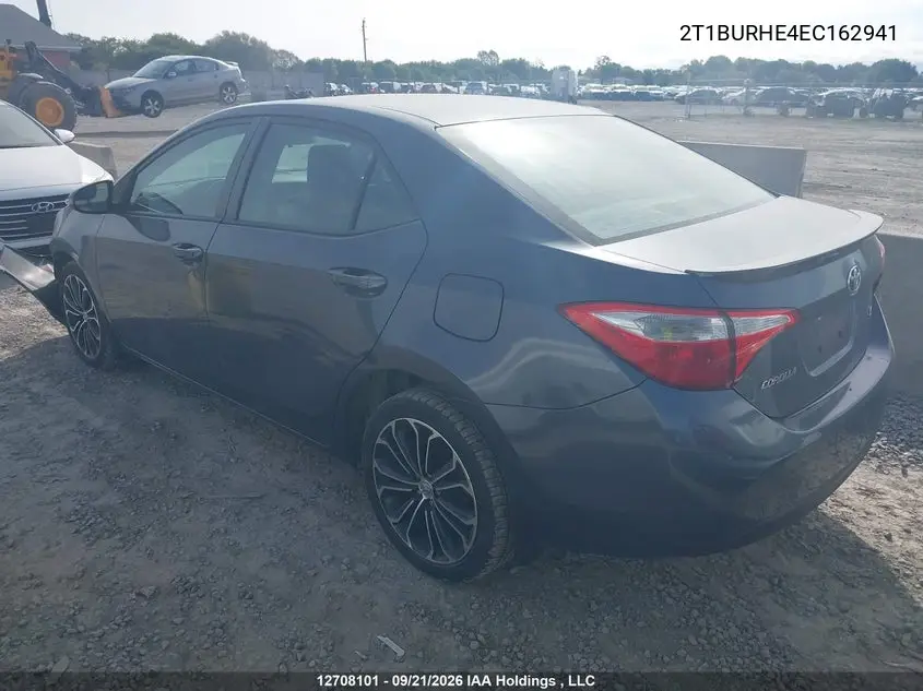 2014 TOYOTA COROLLA VIN 2T1BURHE4EC162941 — фото 3