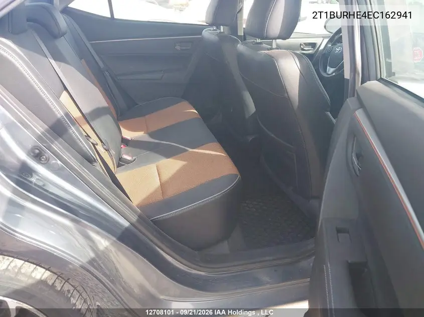 2014 TOYOTA COROLLA VIN 2T1BURHE4EC162941 — фото 8
