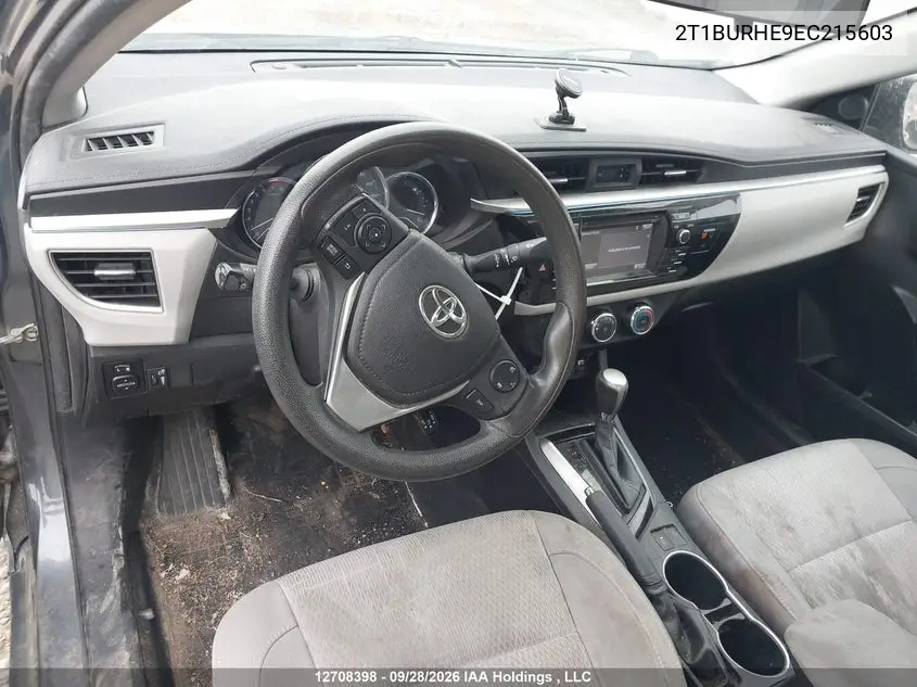 2014 TOYOTA COROLLA VIN 2T1BURHE9EC215603 — фото 18