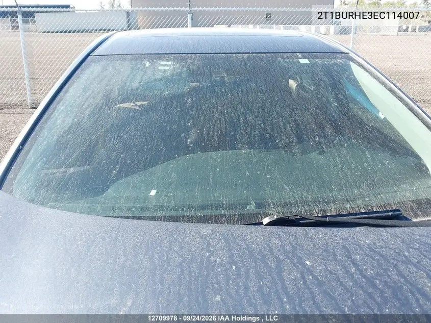 2014 TOYOTA COROLLA VIN 2T1BURHE3EC114007 — фото 18