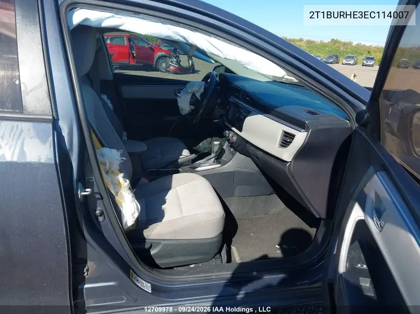 2014 TOYOTA COROLLA VIN 2T1BURHE3EC114007 — фото 5