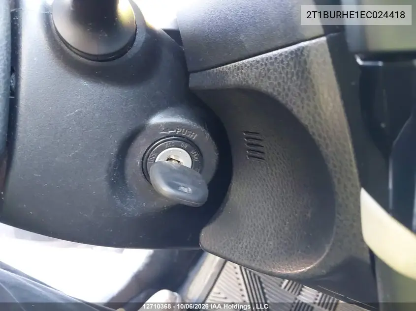 2014 TOYOTA COROLLA VIN 2T1BURHE1EC024418 — фото 11