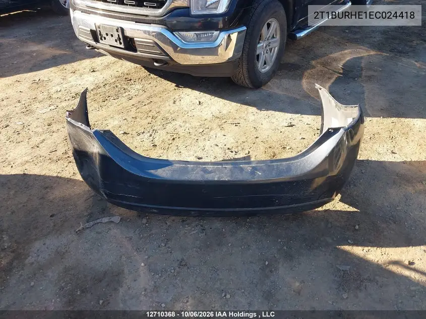 2014 TOYOTA COROLLA VIN 2T1BURHE1EC024418 — фото 12