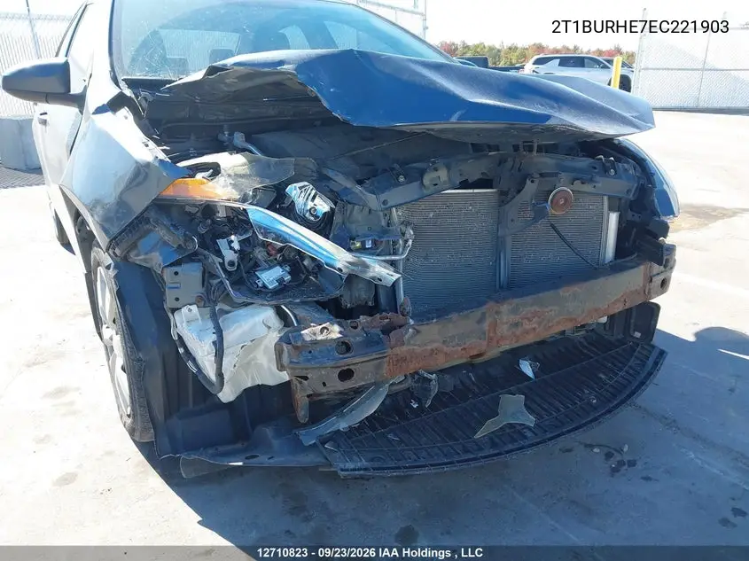 2014 TOYOTA COROLLA VIN 2T1BURHE7EC221903 — фото 6