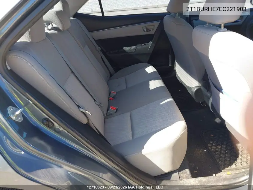2014 TOYOTA COROLLA VIN 2T1BURHE7EC221903 — фото 8