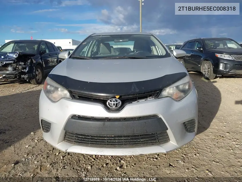 2014 TOYOTA COROLLA VIN 2T1BURHE5EC008318 — фото 12