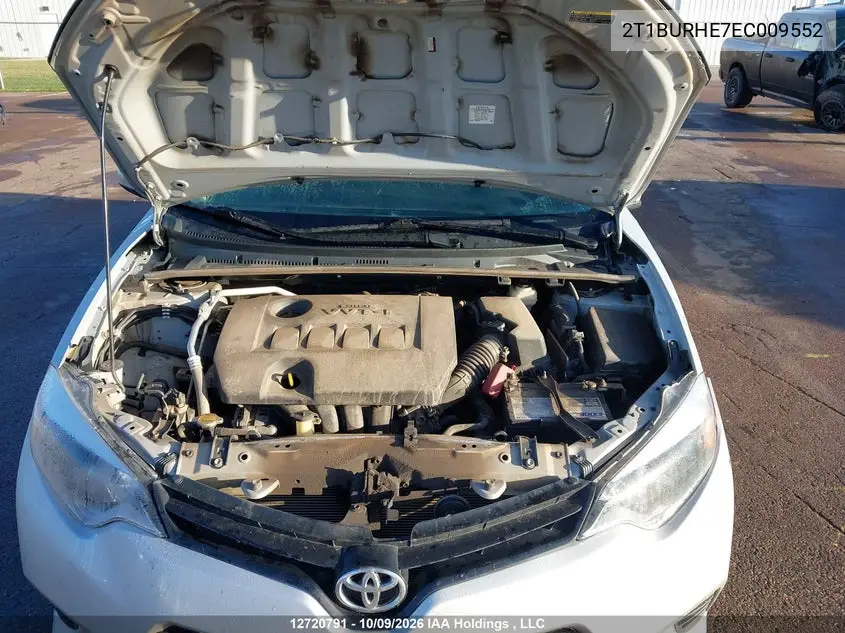 2014 TOYOTA COROLLA VIN 2T1BURHE7EC009552 — фото 10