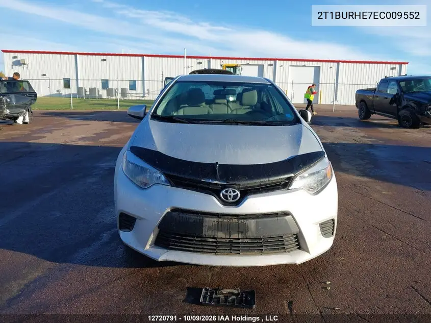 2014 TOYOTA COROLLA VIN 2T1BURHE7EC009552 — фото 12