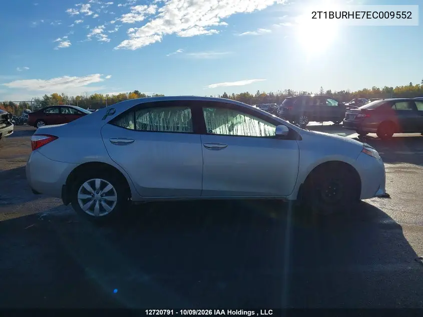 2014 TOYOTA COROLLA VIN 2T1BURHE7EC009552 — фото 13