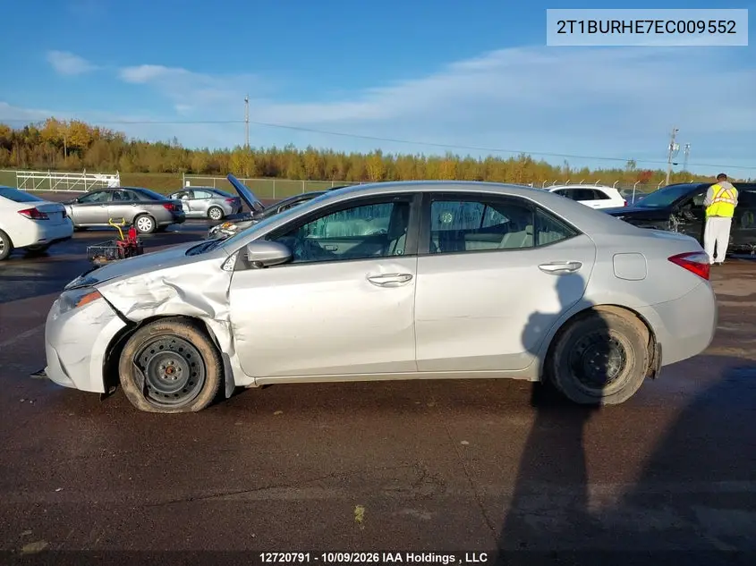2014 TOYOTA COROLLA VIN 2T1BURHE7EC009552 — фото 14