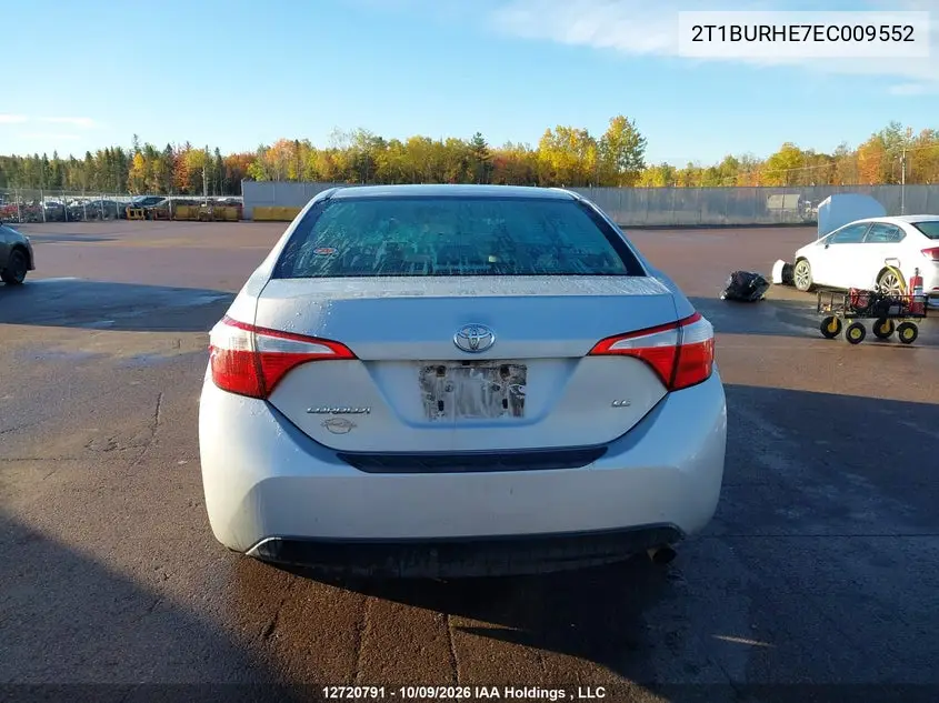 2014 TOYOTA COROLLA VIN 2T1BURHE7EC009552 — фото 16