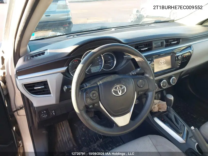 2014 TOYOTA COROLLA VIN 2T1BURHE7EC009552 — фото 20