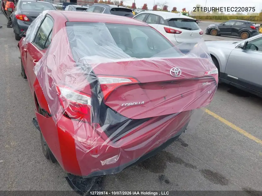 2014 TOYOTA COROLLA VIN 2T1BURHE1EC220875 — фото 20