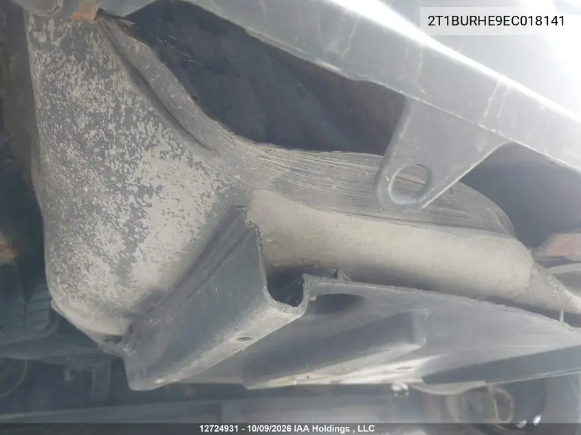 2014 TOYOTA COROLLA VIN 2T1BURHE9EC018141 — фото 18