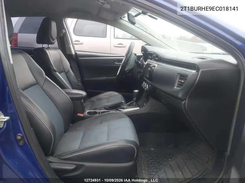 2014 TOYOTA COROLLA VIN 2T1BURHE9EC018141 — фото 5