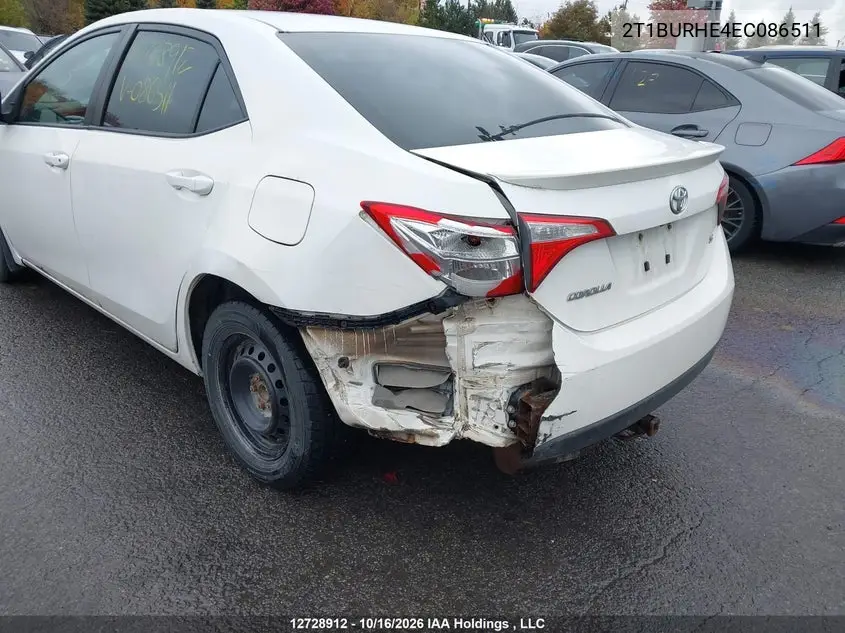 2014 TOYOTA COROLLA VIN 2T1BURHE4EC086511 — фото 6