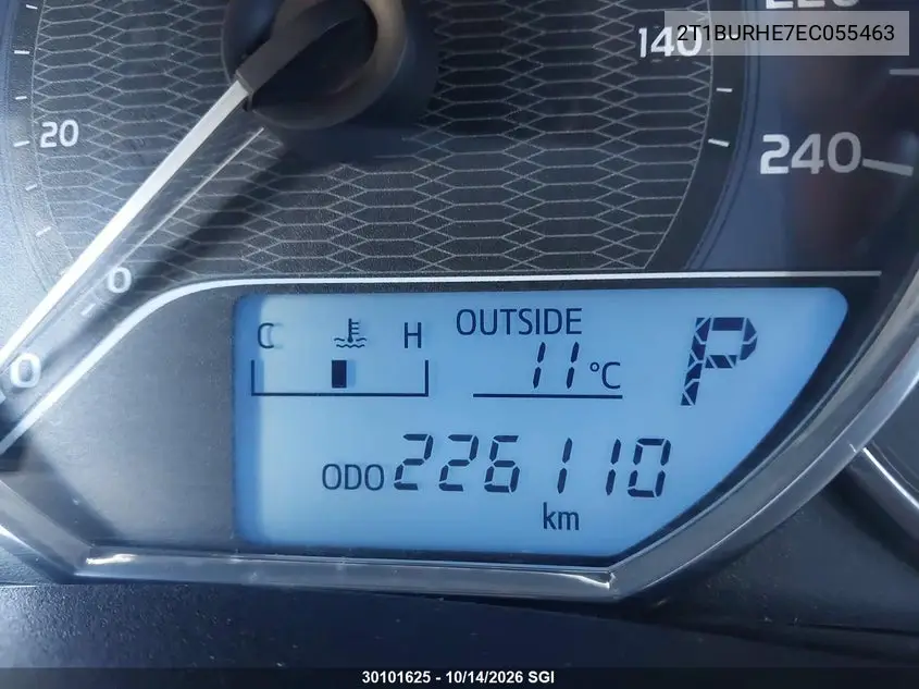 2014 TOYOTA COROLLA VIN 2T1BURHE7EC055463 — фото 16