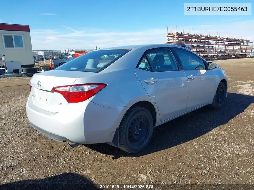 2014 TOYOTA COROLLA VIN 2T1BURHE7EC055463 — фото 4