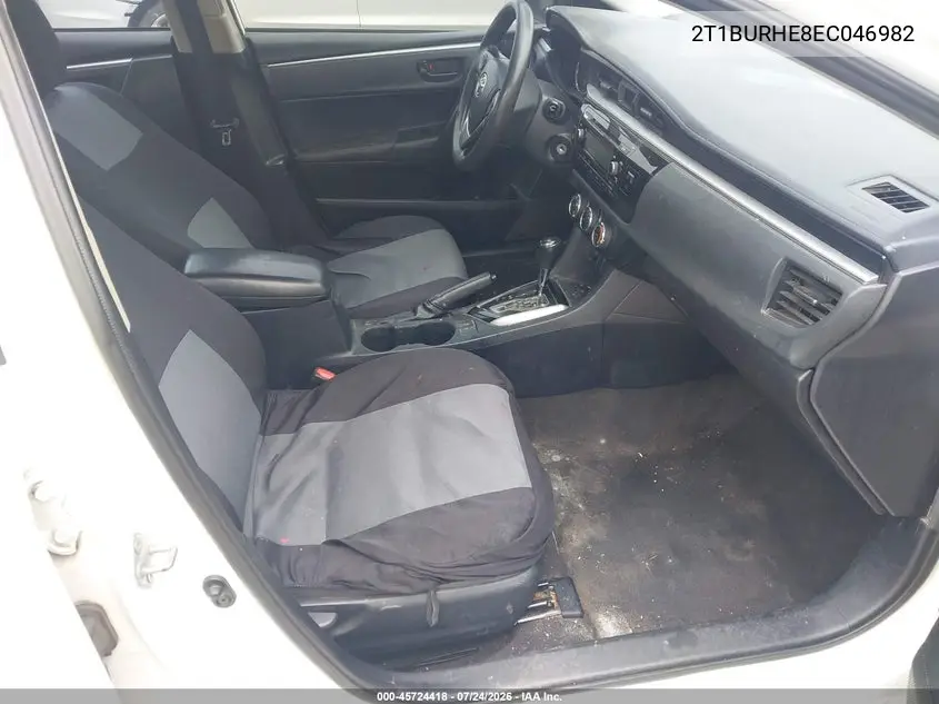 2014 TOYOTA COROLLA VIN 2T1BURHE8EC046982 — фото 5