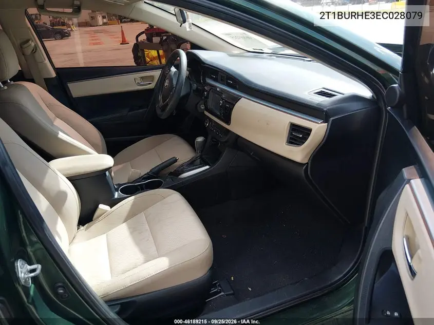 2014 TOYOTA COROLLA VIN 2T1BURHE3EC028079 — фото 5