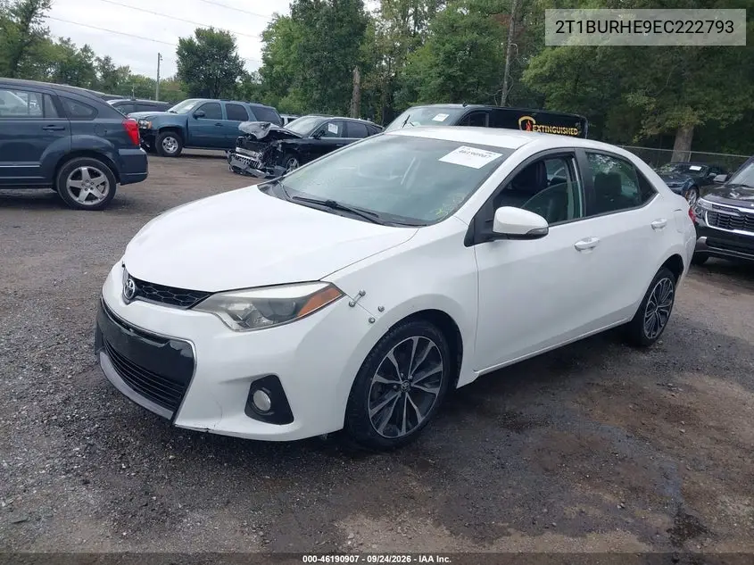 2014 TOYOTA COROLLA VIN 2T1BURHE9EC222793 — фото 2