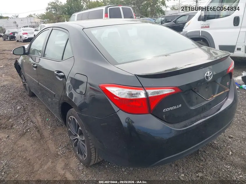 2014 TOYOTA COROLLA VIN 2T1BURHE6EC064834 — фото 3