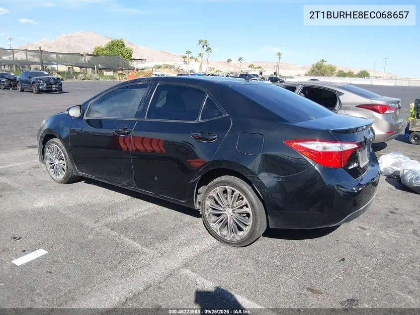 2014 TOYOTA COROLLA VIN 2T1BURHE8EC068657 — фото 3