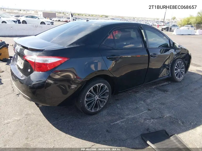 2014 TOYOTA COROLLA VIN 2T1BURHE8EC068657 — фото 4