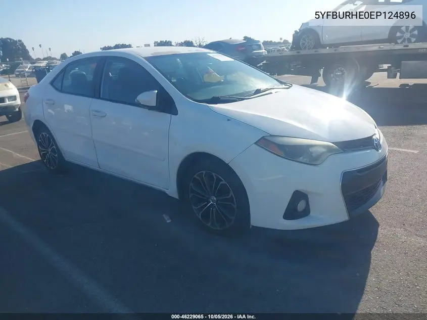 TOYOTA COROLLA 2014, VIN 5YFBURHE0EP124896