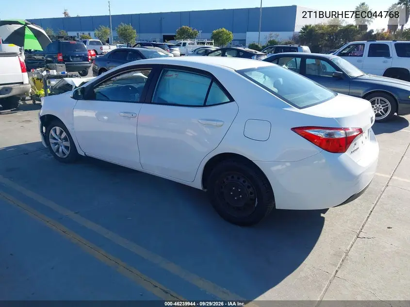 2014 TOYOTA COROLLA VIN 2T1BURHE7EC044768 — фото 3