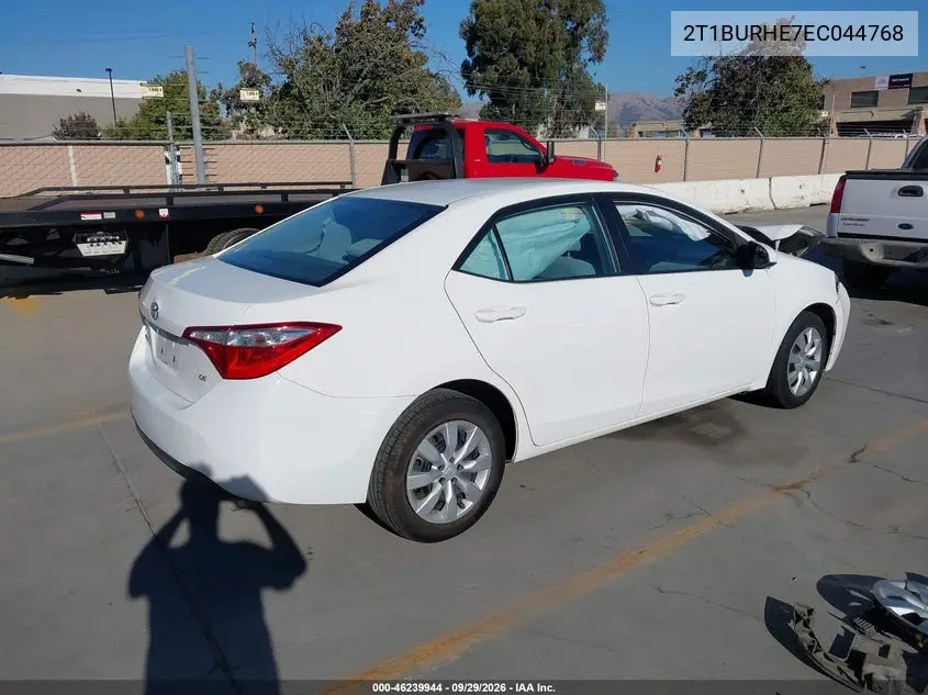 2014 TOYOTA COROLLA VIN 2T1BURHE7EC044768 — фото 4