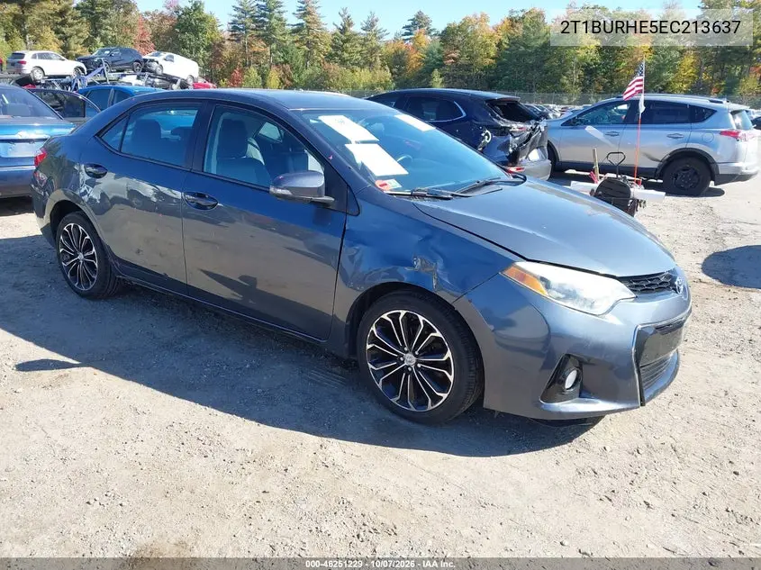 TOYOTA COROLLA 2014, VIN 2T1BURHE5EC213637