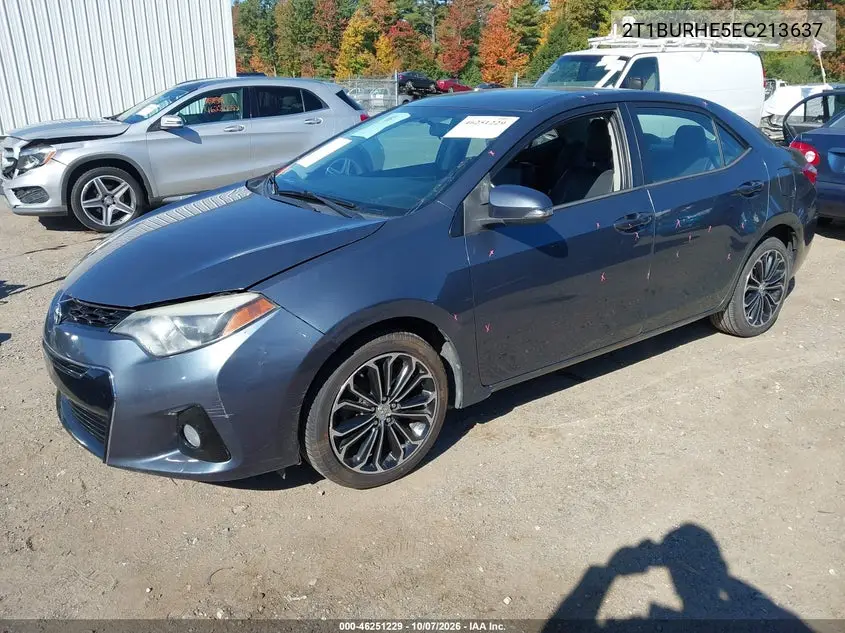 2014 TOYOTA COROLLA VIN 2T1BURHE5EC213637 — фото 2