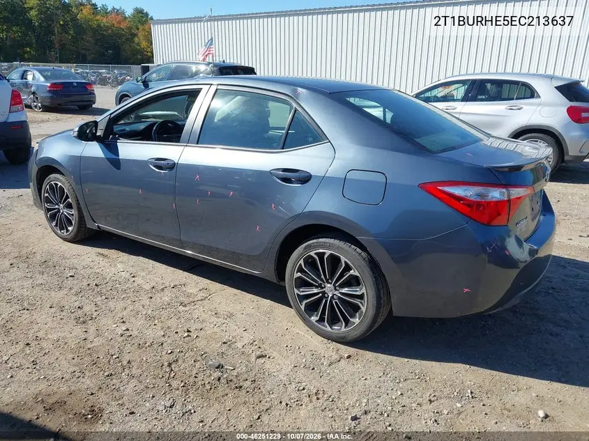 2014 TOYOTA COROLLA VIN 2T1BURHE5EC213637 — фото 3