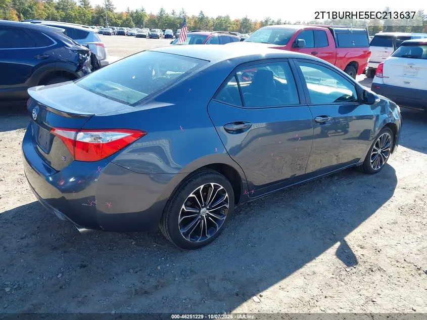 2014 TOYOTA COROLLA VIN 2T1BURHE5EC213637 — фото 4