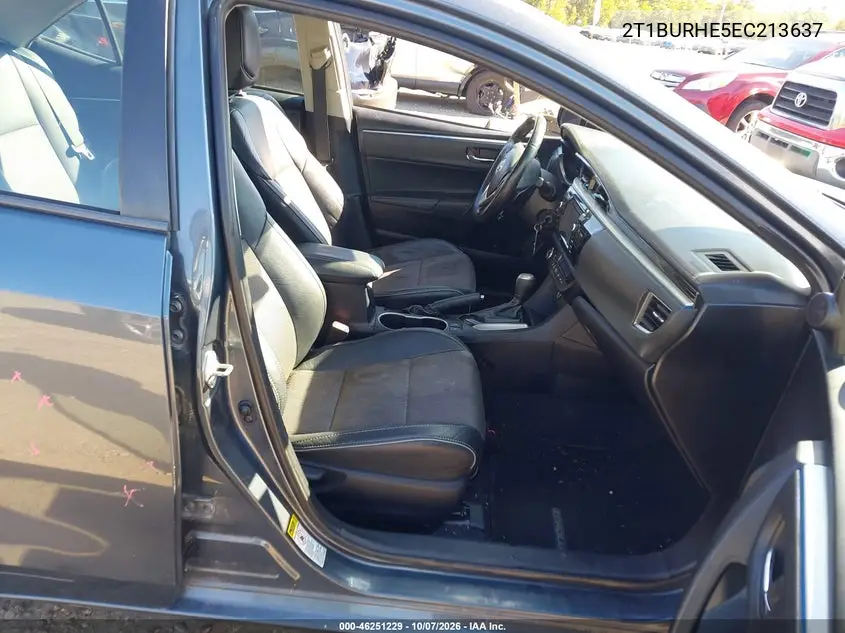 2014 TOYOTA COROLLA VIN 2T1BURHE5EC213637 — фото 5