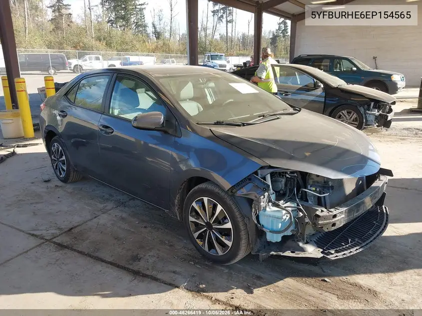 TOYOTA COROLLA 2014, VIN 5YFBURHE6EP154565