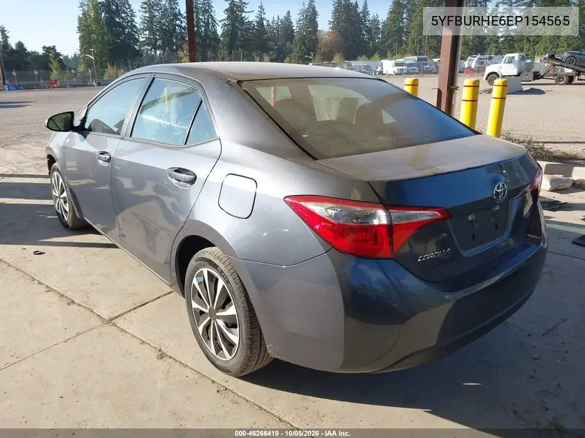 2014 TOYOTA COROLLA VIN 5YFBURHE6EP154565 — фото 3