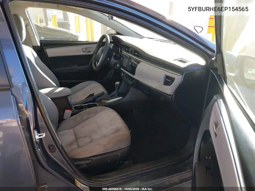 2014 TOYOTA COROLLA VIN 5YFBURHE6EP154565 — фото 5