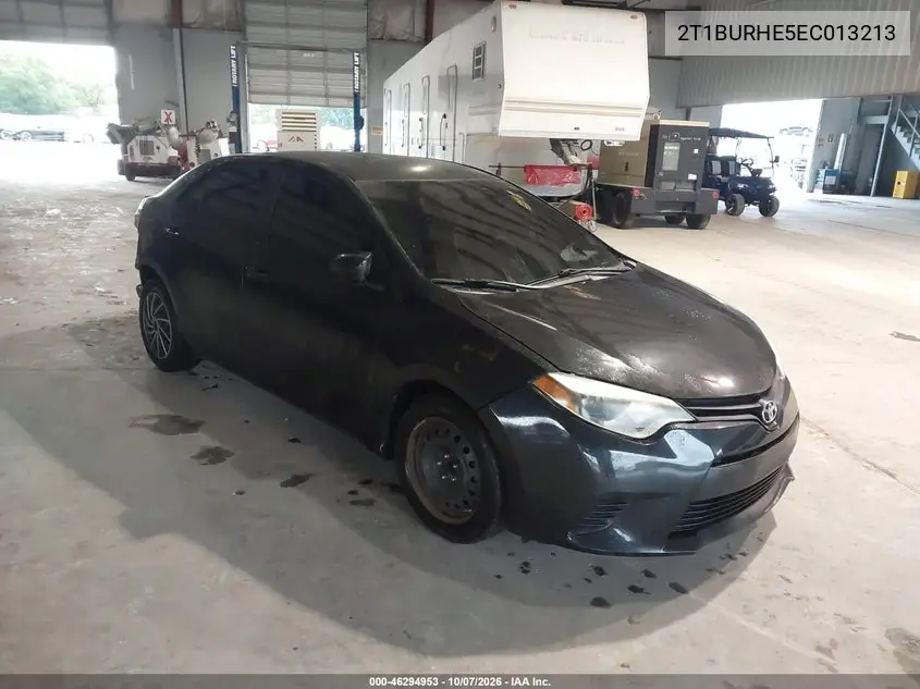 TOYOTA COROLLA 2014, VIN 2T1BURHE5EC013213