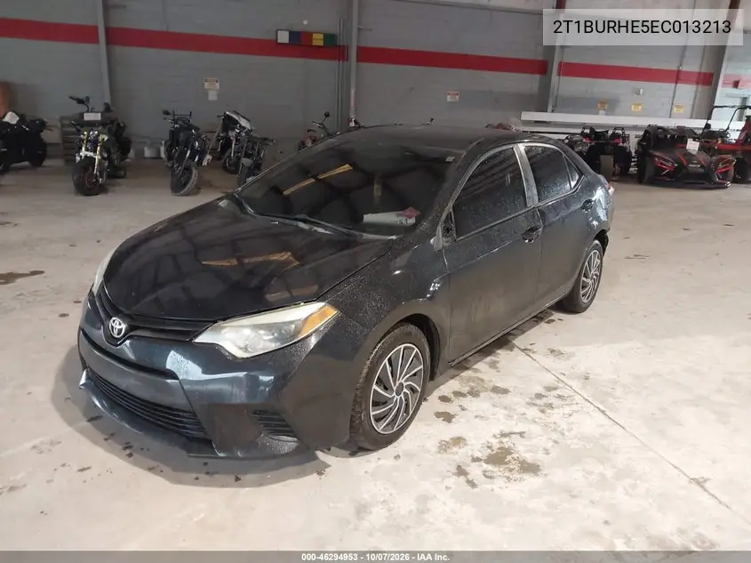 2014 TOYOTA COROLLA VIN 2T1BURHE5EC013213 — фото 2