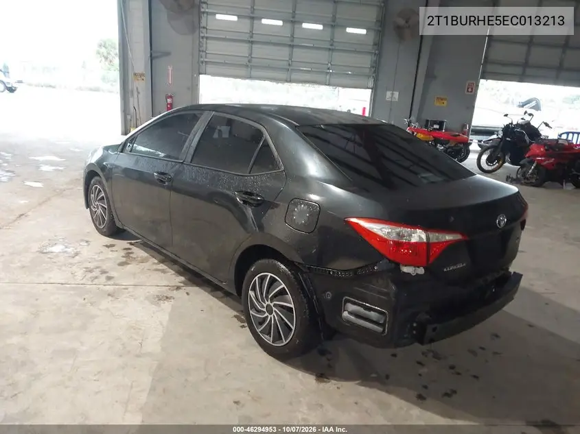 2014 TOYOTA COROLLA VIN 2T1BURHE5EC013213 — фото 3