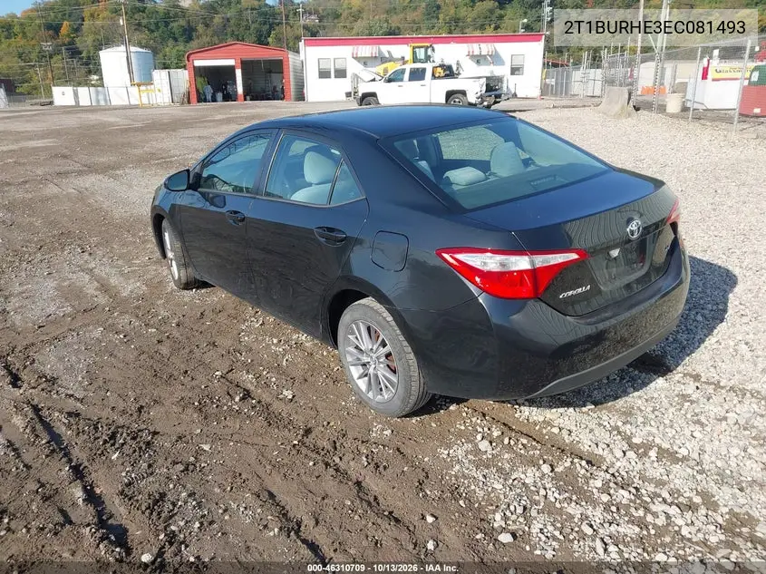 2014 TOYOTA COROLLA VIN 2T1BURHE3EC081493 — фото 3