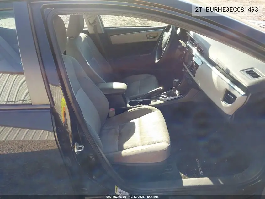 2014 TOYOTA COROLLA VIN 2T1BURHE3EC081493 — фото 5