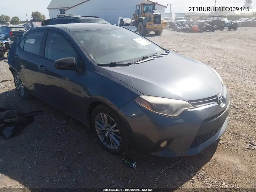TOYOTA COROLLA 2014, VIN 2T1BURHE6EC009445