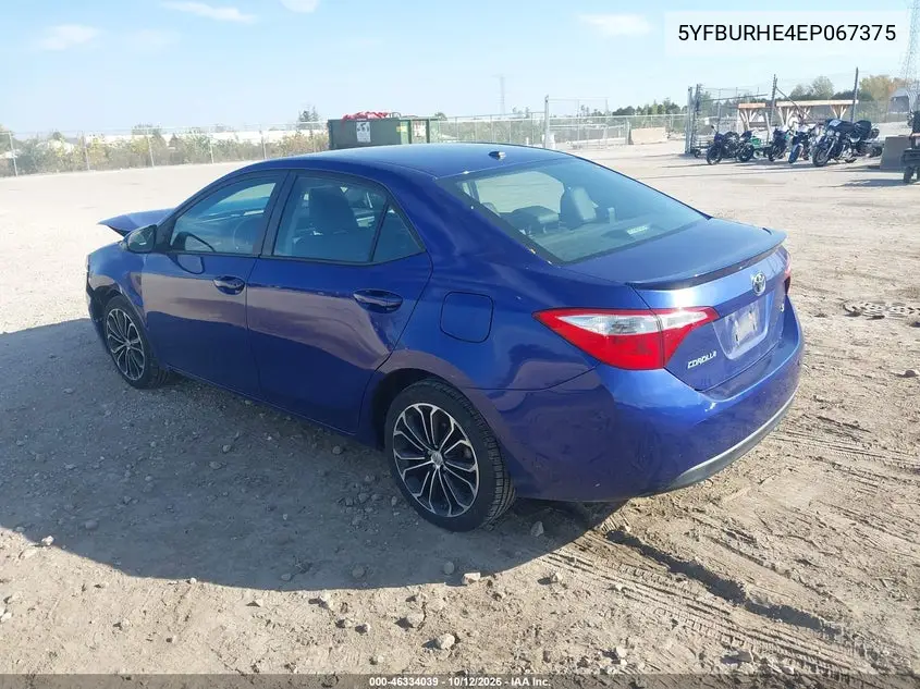 2014 TOYOTA COROLLA VIN 5YFBURHE4EP067375 — фото 3