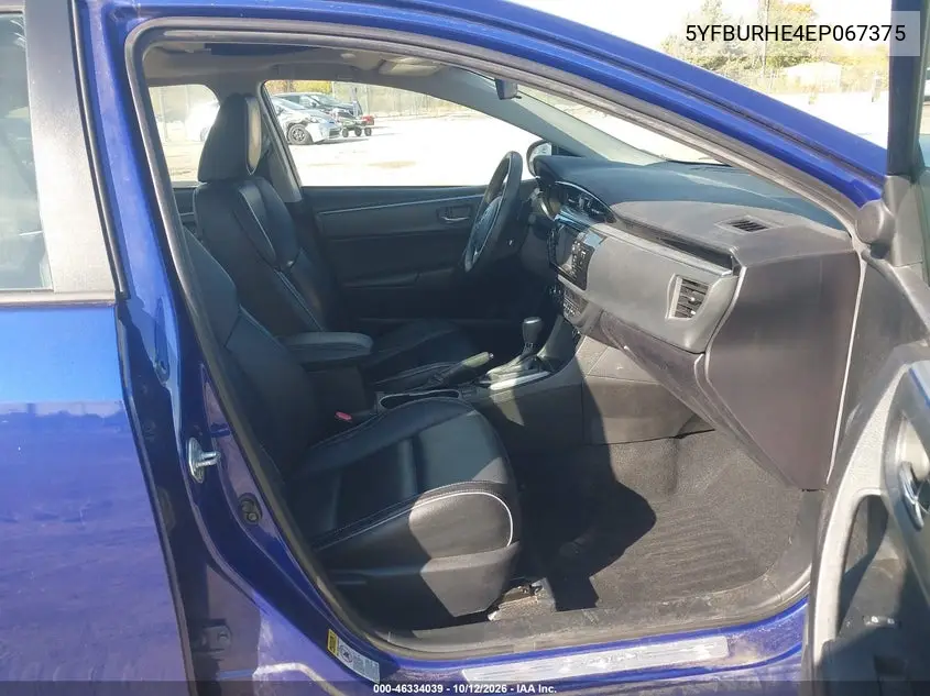 2014 TOYOTA COROLLA VIN 5YFBURHE4EP067375 — фото 5