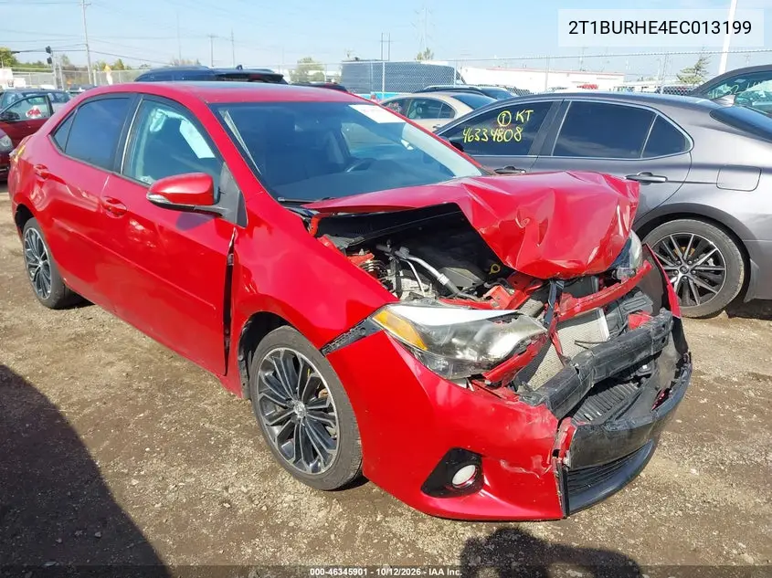 TOYOTA COROLLA 2014, VIN 2T1BURHE4EC013199