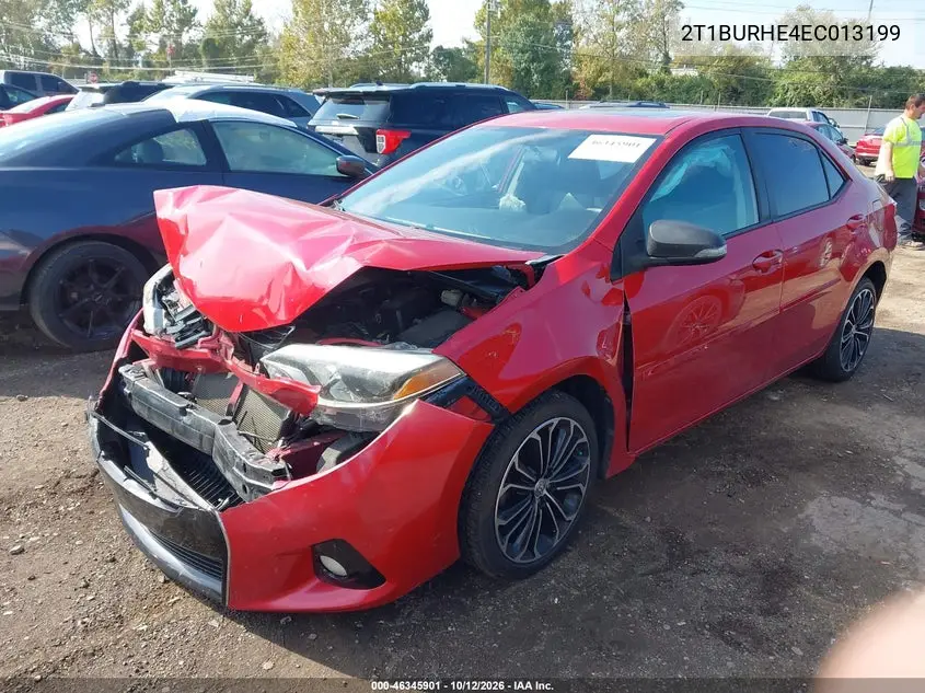 2014 TOYOTA COROLLA VIN 2T1BURHE4EC013199 — фото 2