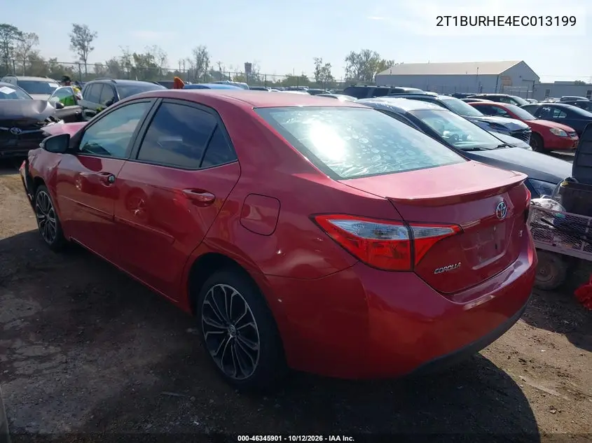 2014 TOYOTA COROLLA VIN 2T1BURHE4EC013199 — фото 3